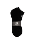 New Era Black White Ankle Sock 2 Pair