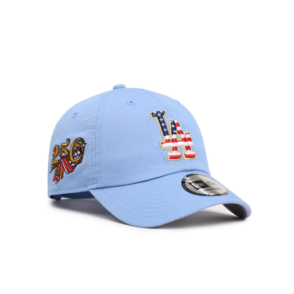 Los Angeles Dodgers Sky Blue USA 250th Anniversary SP Casual Classic Adjustable Strapback