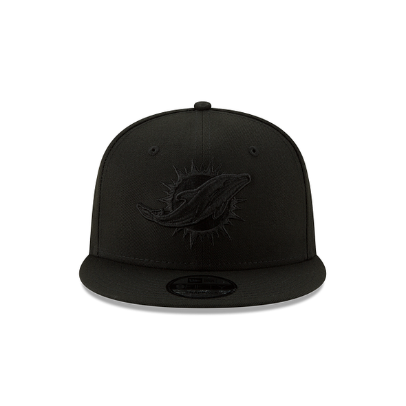 Miami Dolphins Black On Black NFL 9Fifty Snapback