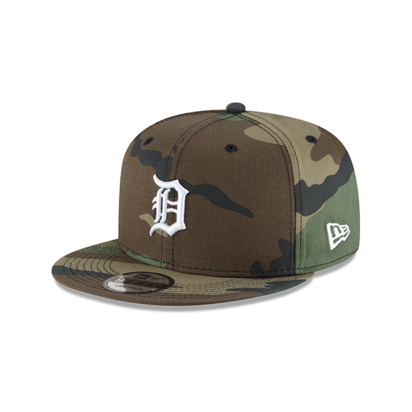 Detroit Tigers Woodland Camo 9Fifty Snapback