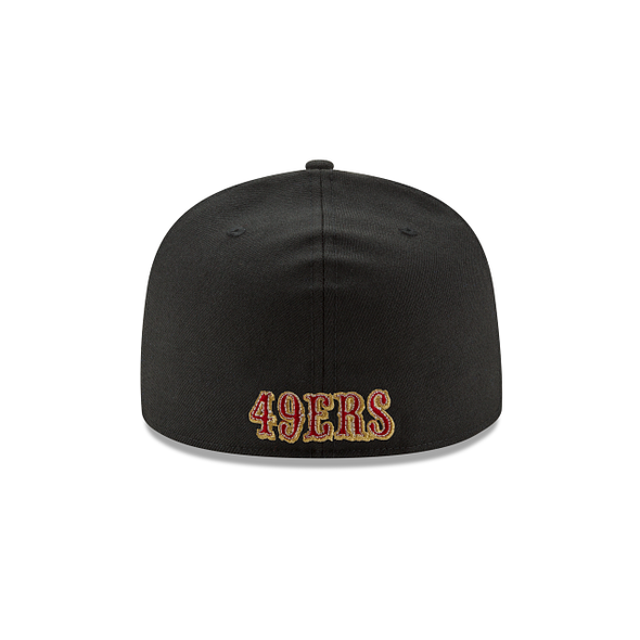 San Francisco 49ers Black 59Fifty Fitted Hat