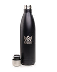 CrownMinded 25oz Laser-Engraved Stainless Steel Insulated Water Bottle – Black