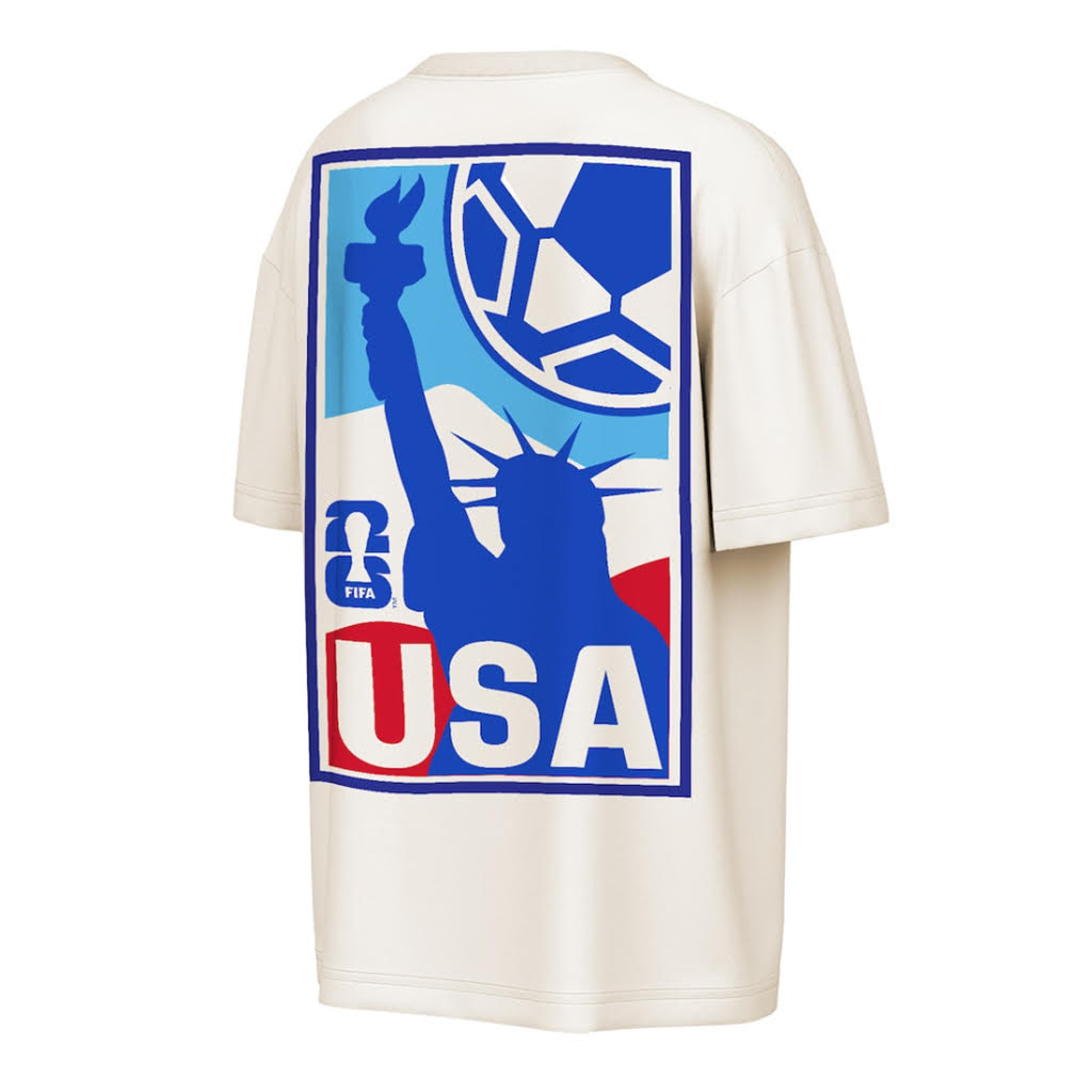 USA FIFA World Cup 2026 Liberty Horizon Post Card Tee - Cream