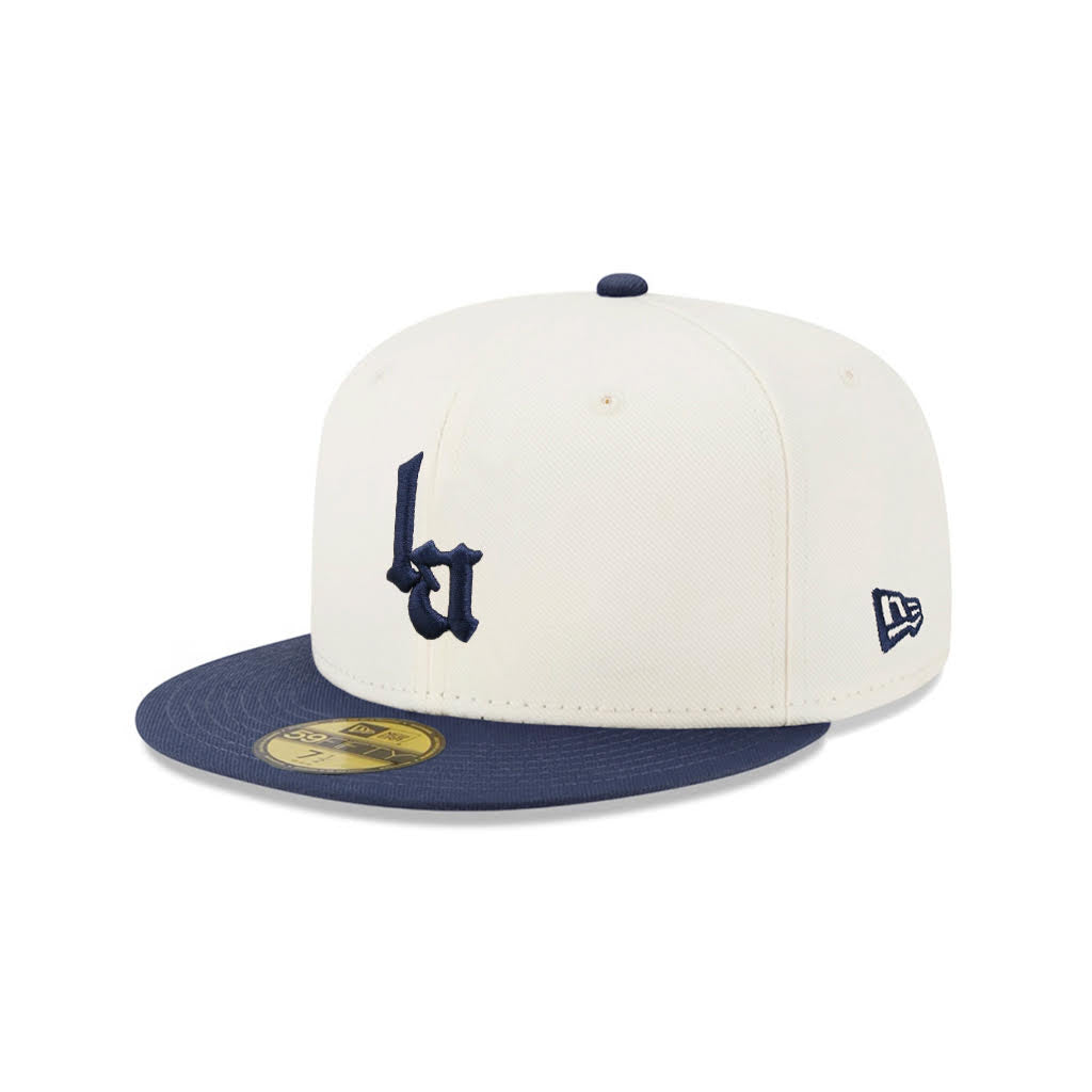 CrownMinded X Los Angeles The Standard LA Monogram Chrome Oceanside Blue 59Fifty Fitted
