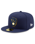 Milwaukee Brewers Authentic Collection 59Fifty Fitted