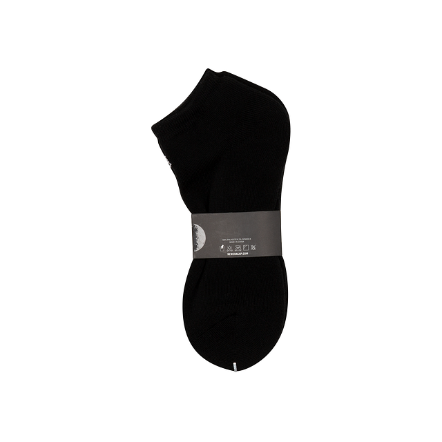 New Era Black White Ankle Sock 2 Pair