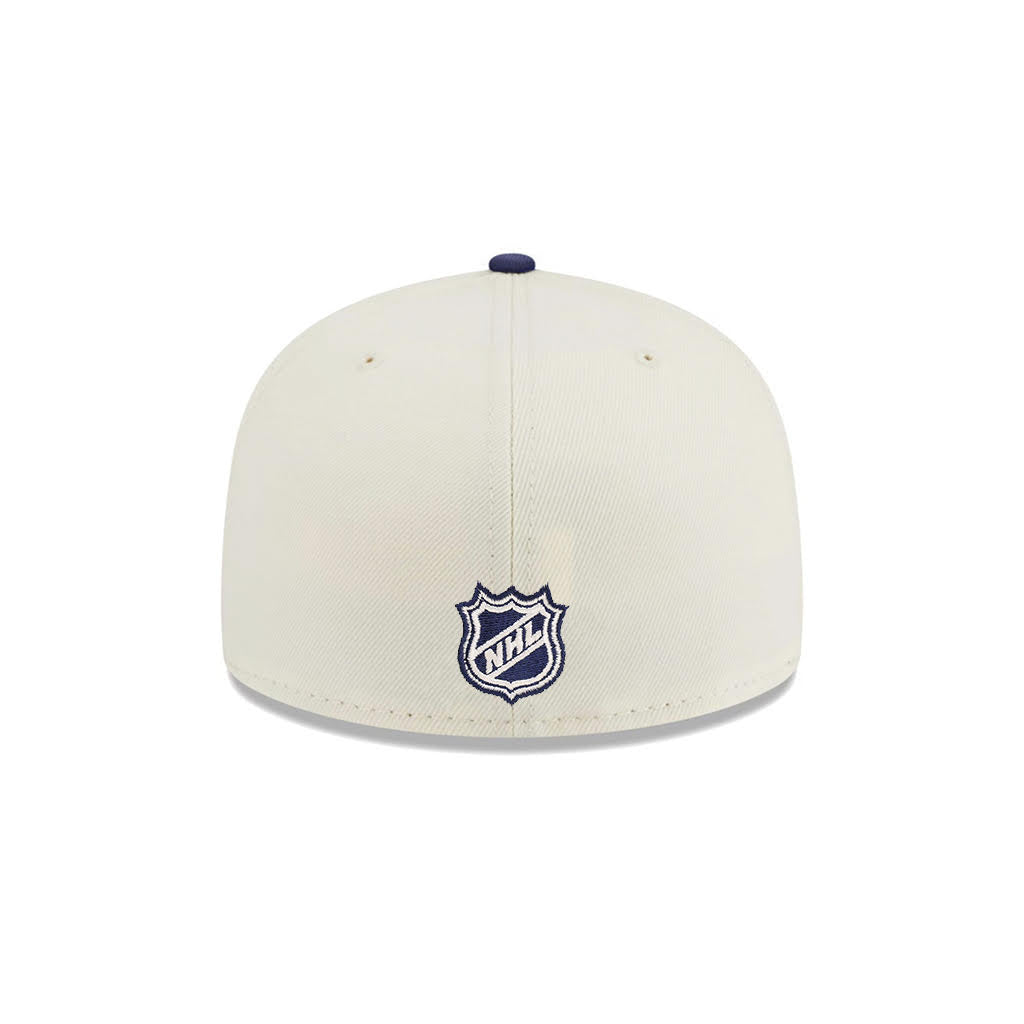 Toronto Maple Leafs Chrome Navy 2 Tone 75th Anniversary SP NHL 59Fifty Fitted