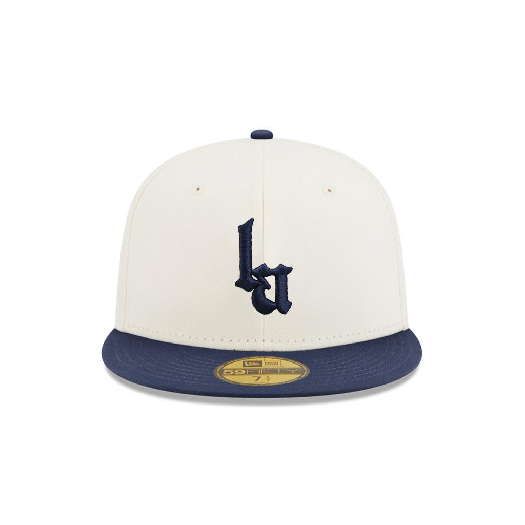 CrownMinded X Los Angeles The Standard LA Monogram Chrome Oceanside Blue 59Fifty Fitted