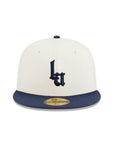 CrownMinded X Los Angeles The Standard LA Monogram Chrome Oceanside Blue 59Fifty Fitted