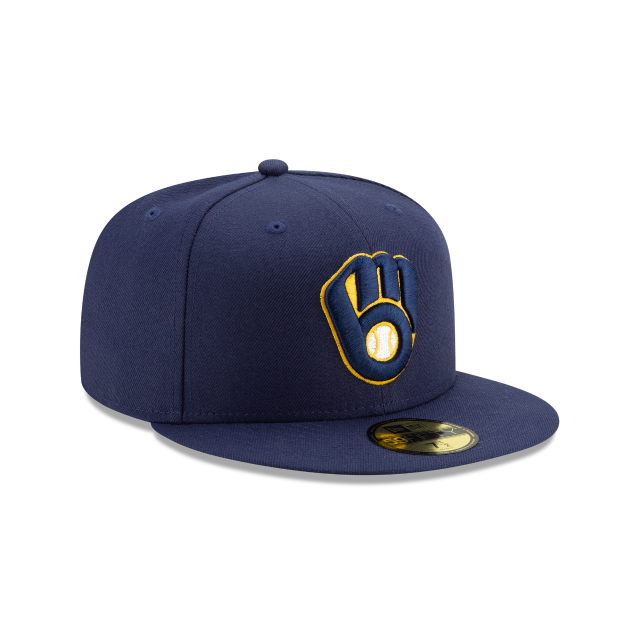 Milwaukee Brewers Authentic Collection 59Fifty Fitted