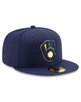 Milwaukee Brewers Authentic Collection 59Fifty Fitted