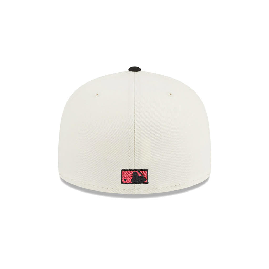 Los Angeles Dodgers Chrome Black 2 Tone 60th Anniversary SP 59Fifty Fitted