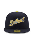 Detroit Tigers Wordmark Tiger Stadium SP Navy 59Fifty Fitted