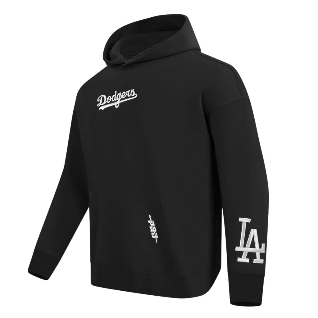 Pro Standard Los Angeles Dodgers Wingspan Drop Shoulder Black Blue Hoody
