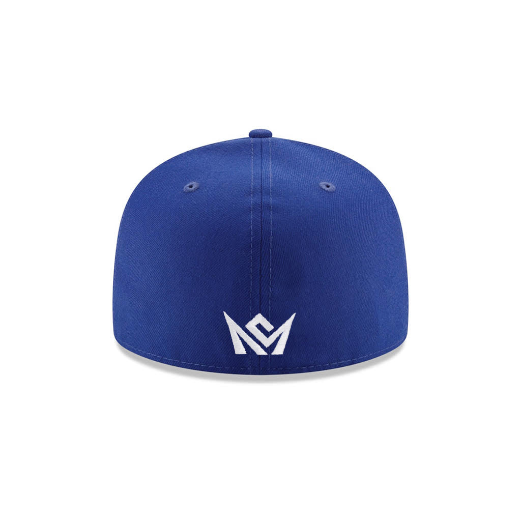 CrownMinded X Los Angeles The Standard LA Monogram Royal On White 59Fifty Fitted