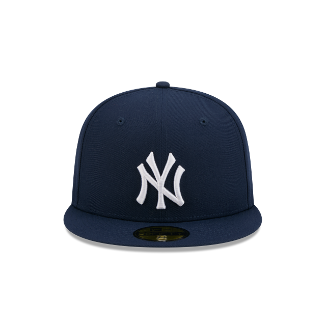New York Yankees Oceanside Blue On White 59Fifty Color Basic Fitted
