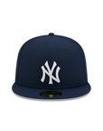 New York Yankees Oceanside Blue On White 59Fifty Color Basic Fitted
