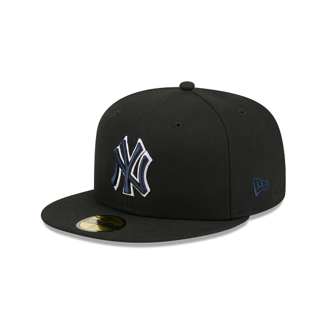 New York Yankees Black On OTC 59Fifty Color Basic Fitted