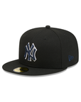 New York Yankees Black On OTC 59Fifty Color Basic Fitted