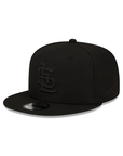 St. Louis Cardinals Black on Black 9Fifty Snapback