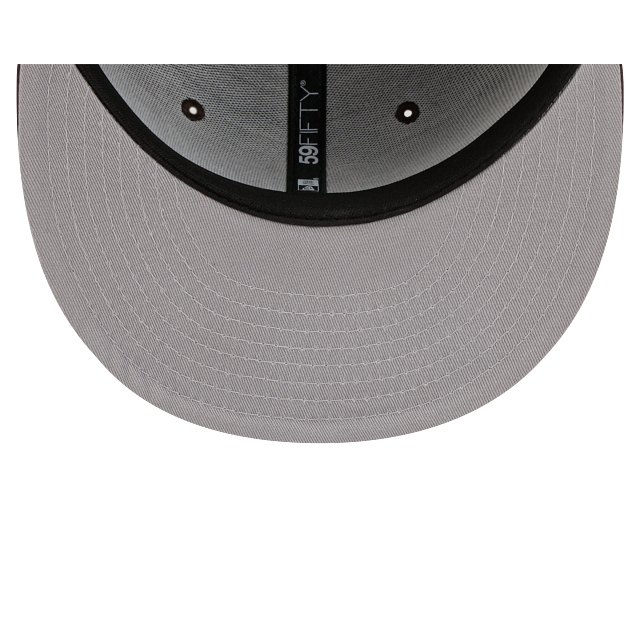 Los Angeles Dodgers Brown On Ivory 59Fifty Color Basic Fitted
