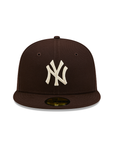 New York Yankees Brown On Ivory 59Fifty Color Basic Fitted