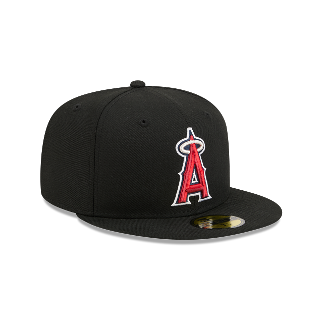 Anaheim Angels Black On OTC 59Fifty Color Basic Fitted