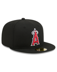 Anaheim Angels Black On OTC 59Fifty Color Basic Fitted