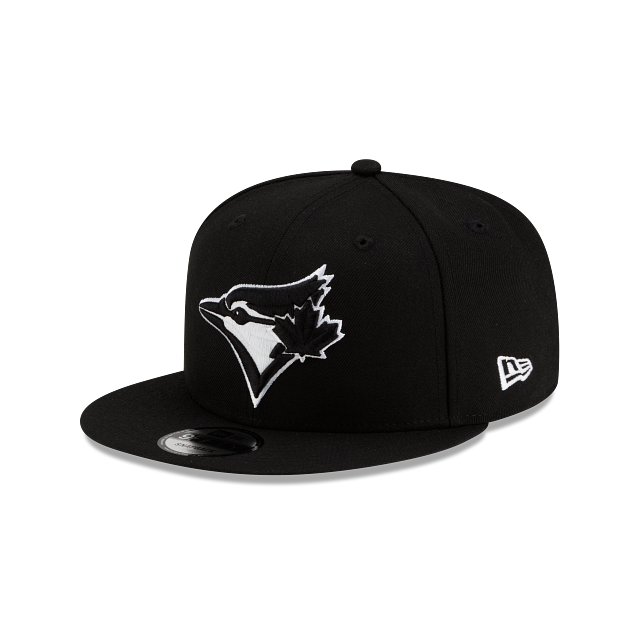 Toronto Blue Jays Black on White Basic 9Fifty Snapback
