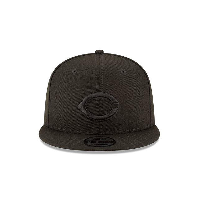 Cincinnati Reds Black on Black MLB Basic 9Fifty Snapback