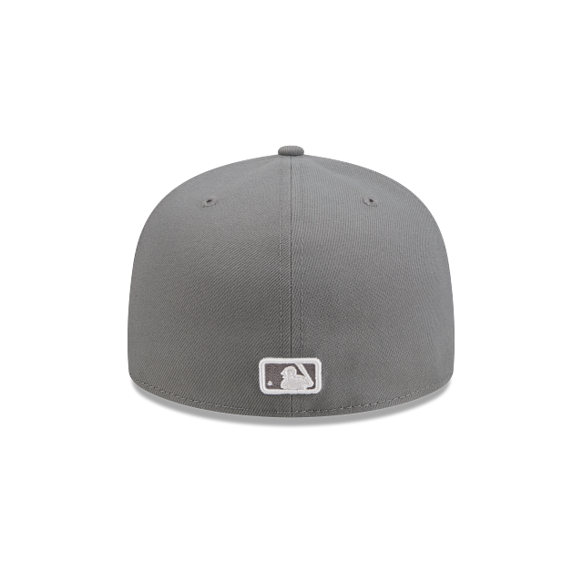 Seattle Mariners Storm Gray On White 59Fifty Color Basic Fitted