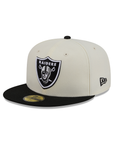 Las Vegas Raiders Chrome Team Color 59Fifty Color Basic Fitted