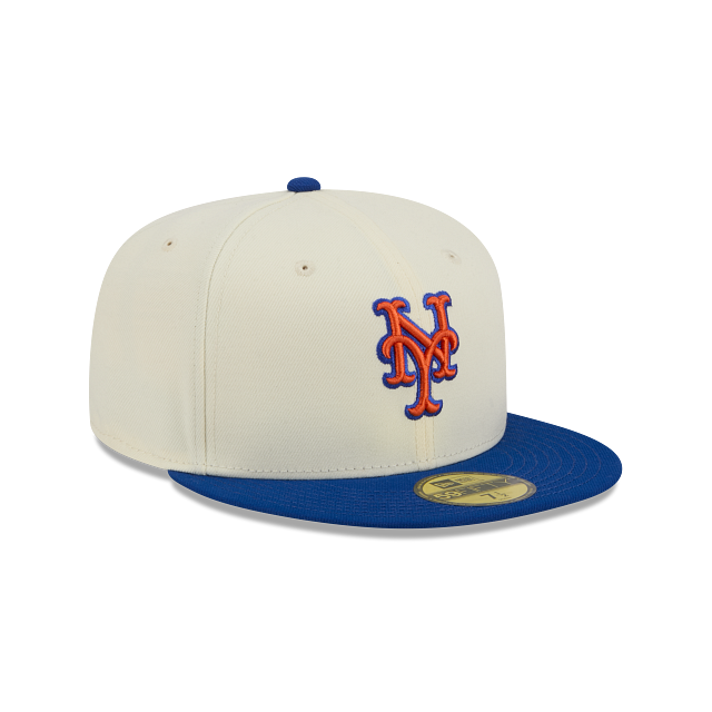 New York Mets Chrome Team Color 59Fifty Color Basic Fitted