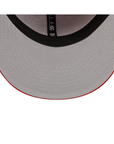 Los Angeles Dodgers Scarlet Red On Black 59Fifty Color Basic Fitted