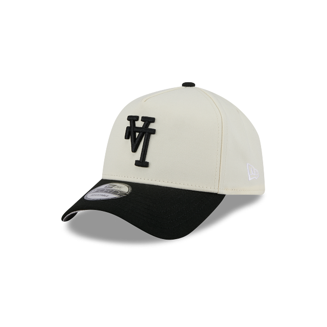 Los Angeles Dodgers Upside Down Chrome Black 2020 World Series SP 9Forty A-Frame Snapback