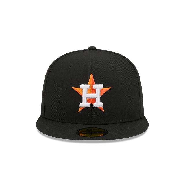 Houston Astros Black On OTC 59Fifty Color Basic Fitted