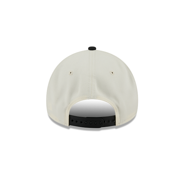 Los Angeles Dodgers Upside Down Chrome Black 2020 World Series SP 9Forty A-Frame Snapback