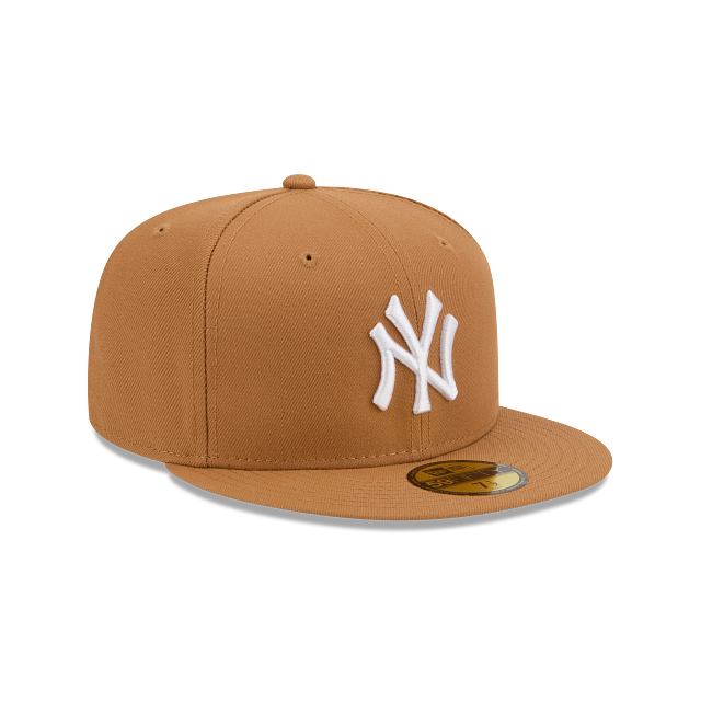 New York Yankees Light Bronze On White 59Fifty Color Basic Fitted
