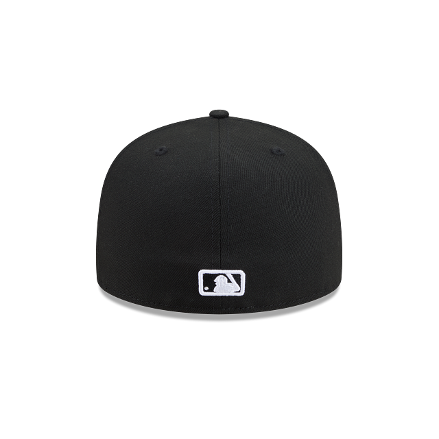 San Francisco Giants Black On Black White Outline 59Fifty Color Basic Fitted