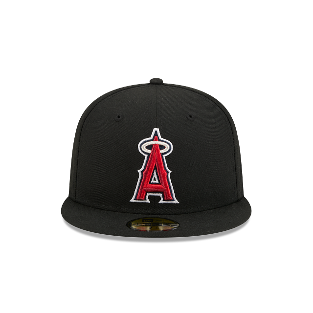 Anaheim Angels Black On OTC 59Fifty Color Basic Fitted
