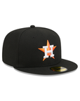 Houston Astros Black On OTC 59Fifty Color Basic Fitted
