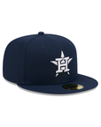 Houston Astros Oceanside Blue On White 59Fifty Color Basic Fitted