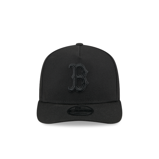 Boston Red Sox Black On Black 9Fifty A-Frame Snapback