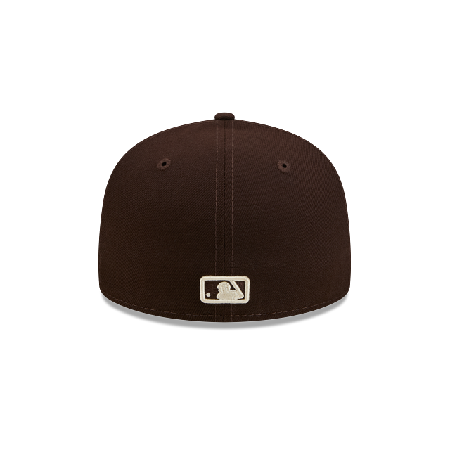 Los Angeles Dodgers Brown On Ivory 59Fifty Color Basic Fitted