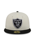 Las Vegas Raiders Chrome Team Color 59Fifty Color Basic Fitted