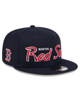 Boston Red Sox Script Primary Logo SP Team Color 9Fifty Snapback