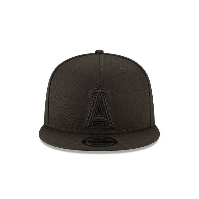 Los Angeles Angels of Anaheim Black on Black MLB Basic 9Fifty Snapback