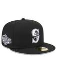 Seattle Mariners Black White 2001 All Star Game Patch 59Fifty Fitted