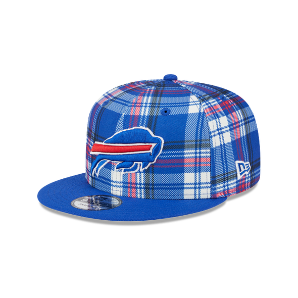 Buffalo Bills Plaid Royal 2 Tone 9Fifty Snapback Cap