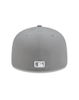 Atlanta Braves Storm Gray On White 59Fifty Color Basic Fitted